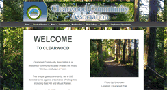 Desktop Screenshot of clearwood-yelm.com