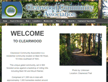 Tablet Screenshot of clearwood-yelm.com